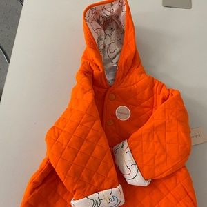 New with tags- reversible, quilted toddler size 3T coat